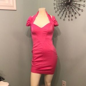 Bebe pink mini dress